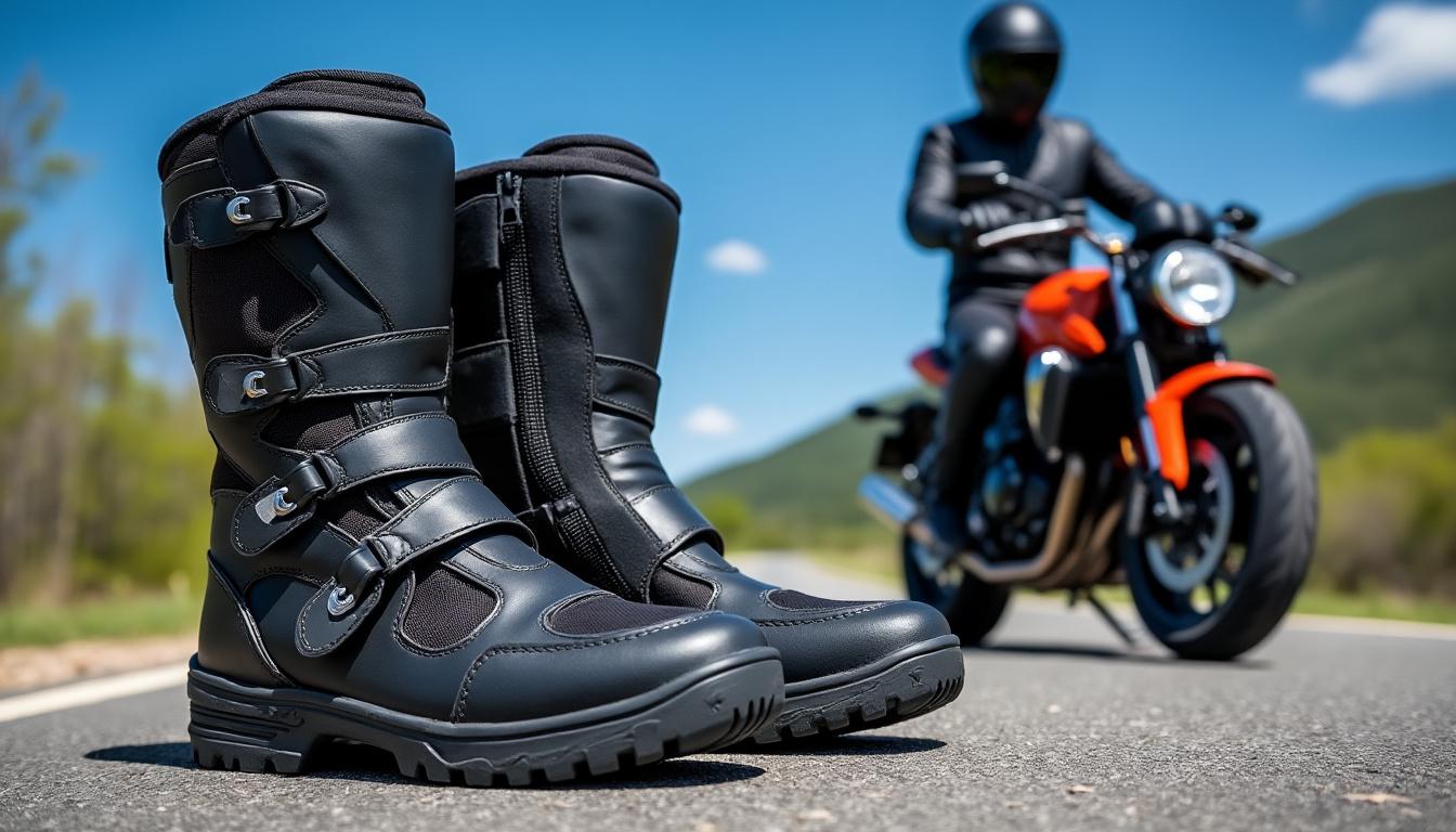 découvrez comment bien choisir vos chaussures moto pour assurer confort et sécurité lors de vos déplacements à moto.