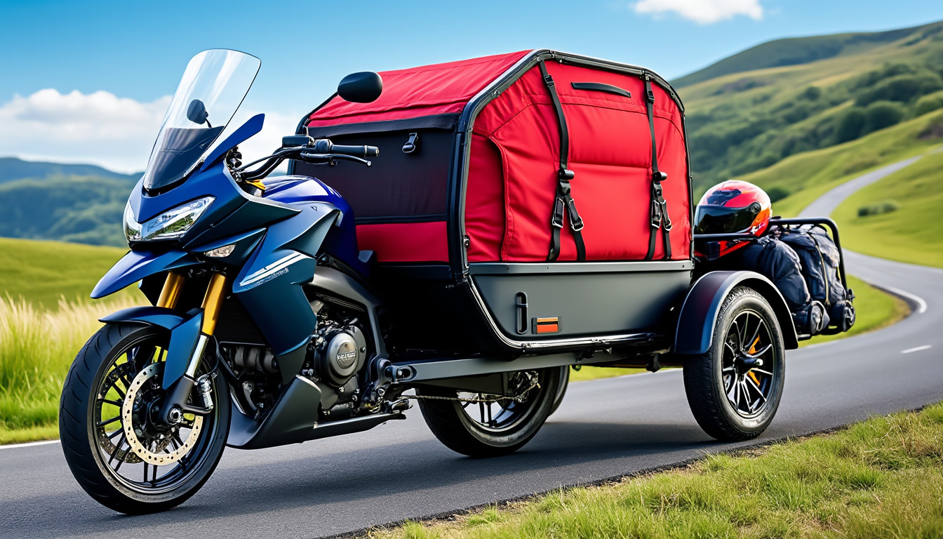 découvrez tout ce qu'il faut savoir sur la remorque bagagère pour moto : ses avantages, ses utilisations pratiques et nos conseils pour bien l'utiliser lors de vos trajets.